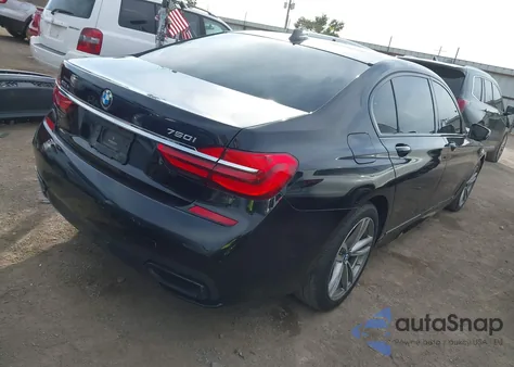 2016 BMW 750I xDrive from USA, damaged, VIN WBA7F2C57GG419462
